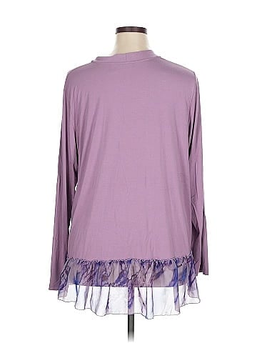 LOGO by Lori Goldstein Long Sleeve Blouse (view 2)