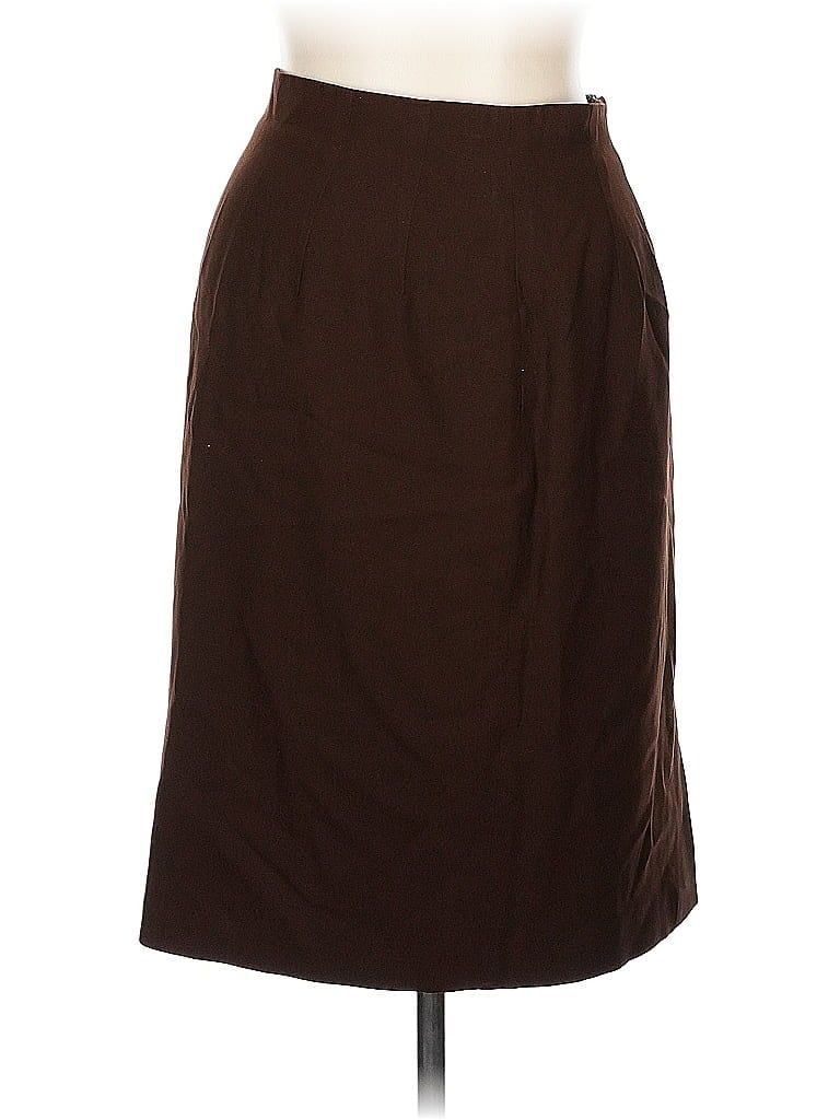 Pre-owned Chaus Formal Skirt In Brown