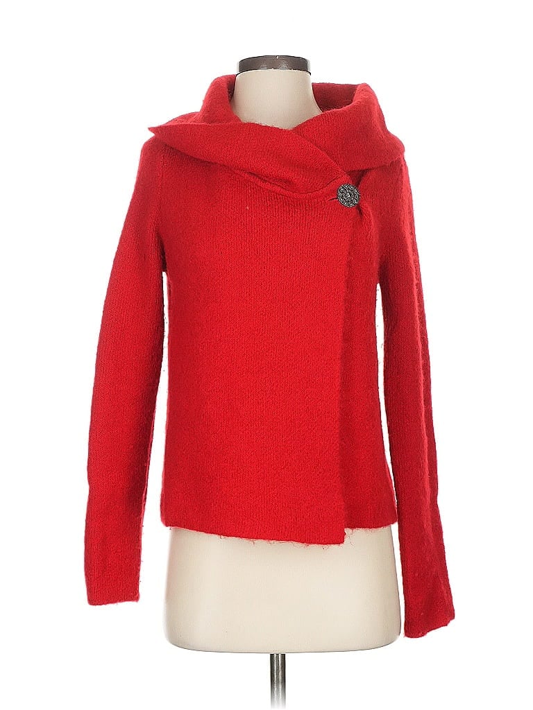 Pre-owned Adrienne Vittadini Pullover Sweater In Red