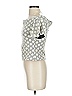 Eri + Ali Gray Short Sleeve Top Size XS - photo 4