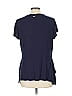 Ivanka Trump Solid Blue Short Sleeve T-Shirt Size L - photo 2