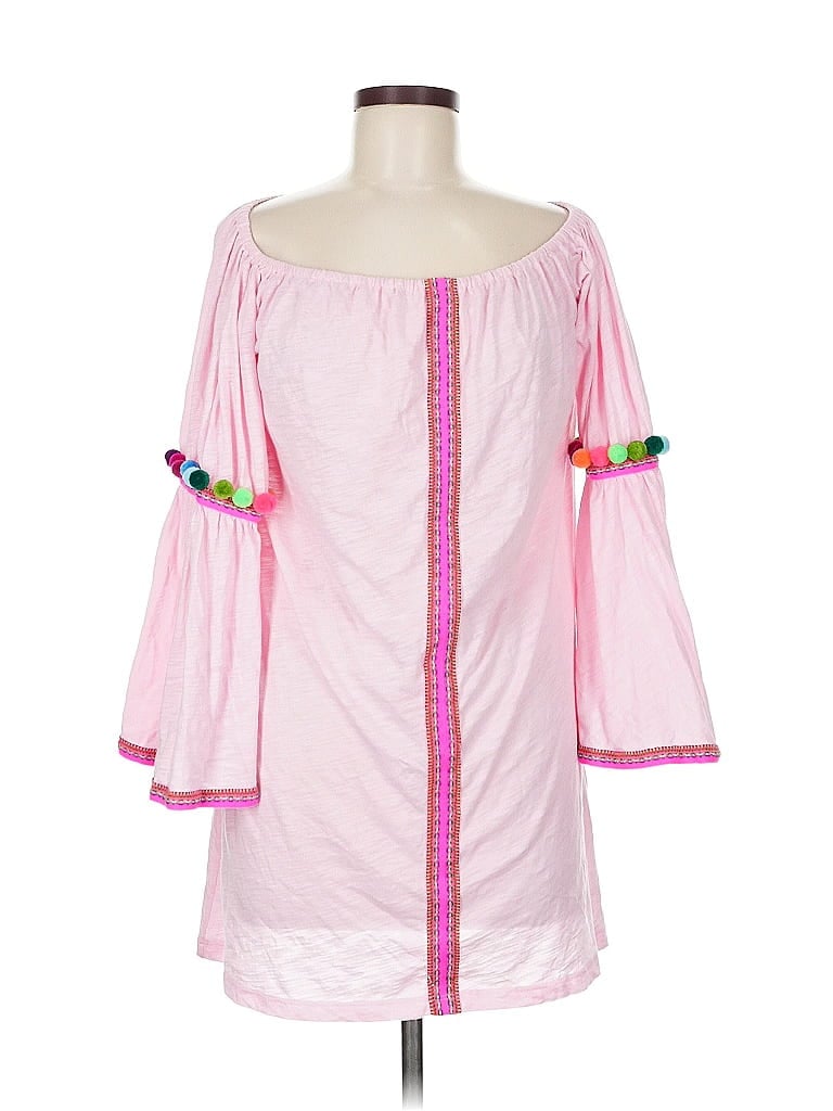 Click to view more detailed imagery on our partner's website Pre-owned Pitusa 3/4 Sleeve Blouse In Pink