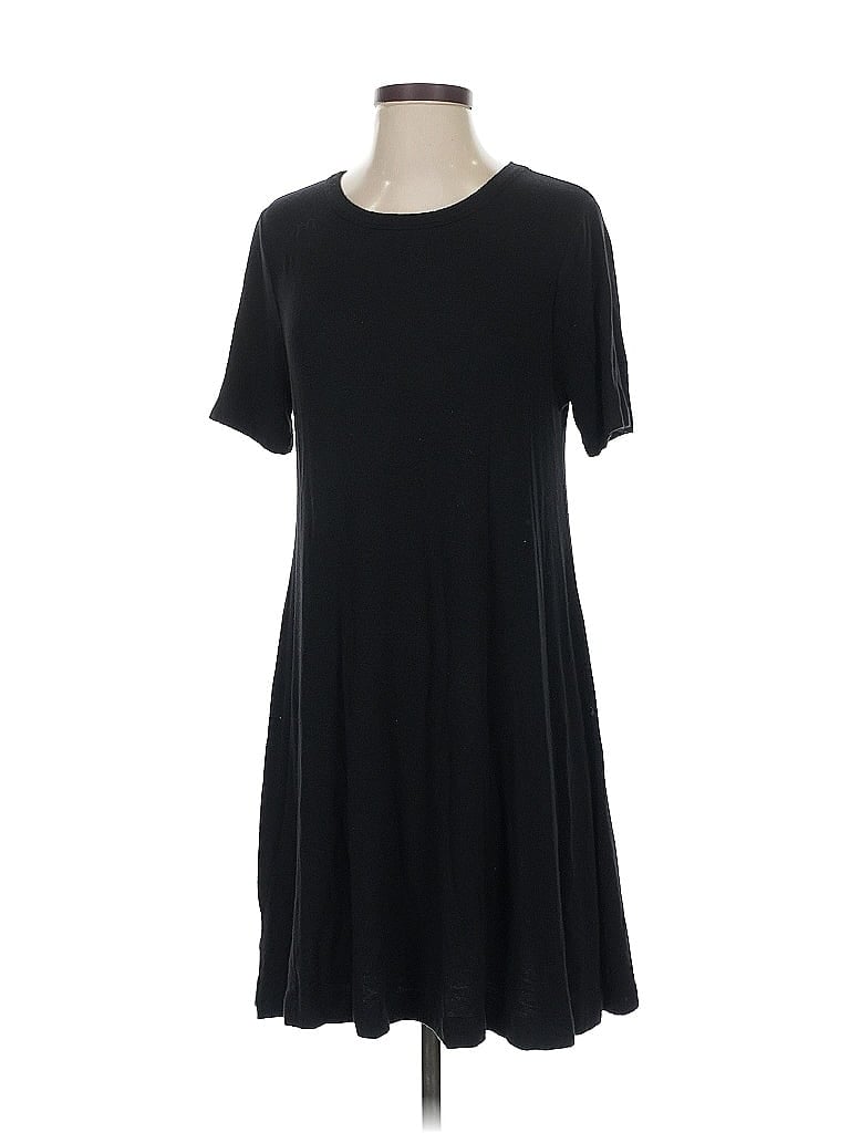 Pre-owned Lou & Grey Casual Dress In Black