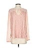 Tiny 100% Polyester Pink Long Sleeve Blouse Size S - photo 1