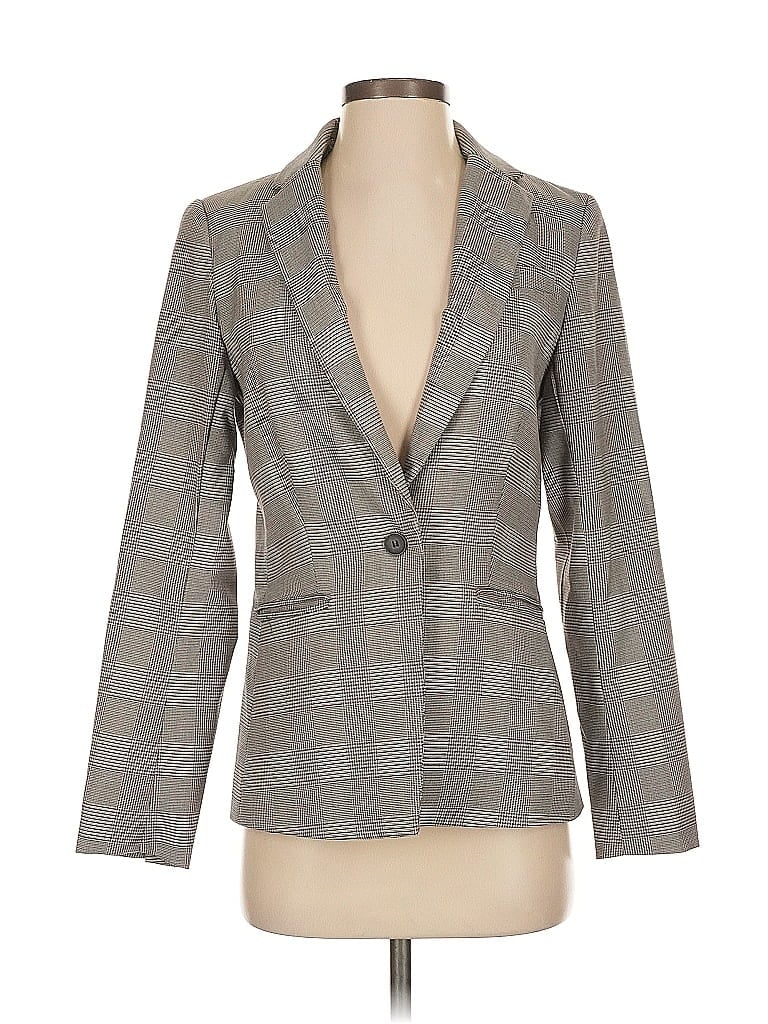 Pre-owned Cynthia Rowley Tjx Blazer Jacket In Gray