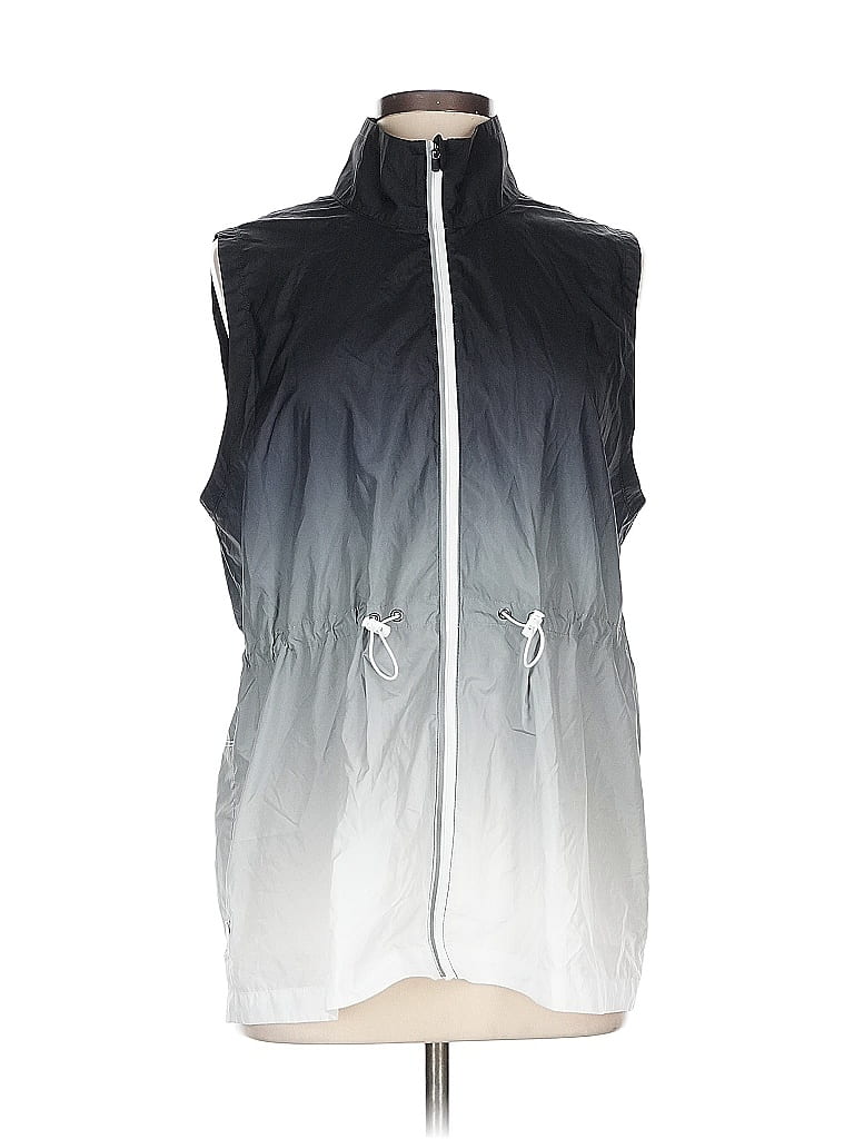 Xersion 100% Polyester Silver Vest Size L - photo 1