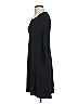 Donna Ricco Solid Black Casual Dress Size S - photo 4