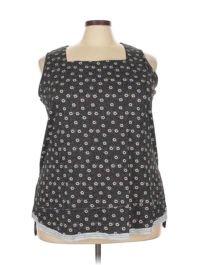 Pre-owned Assorted Brands Sleeveless Blouse In Black