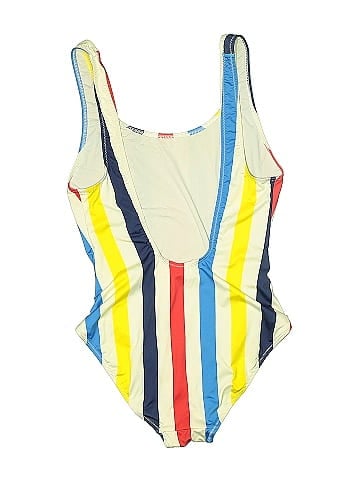 Solid & Striped One Piece Swimsuit (view 2)