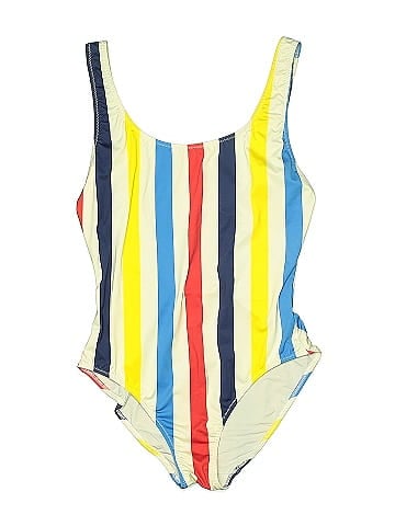 Solid & Striped One Piece Swimsuit (view 1)