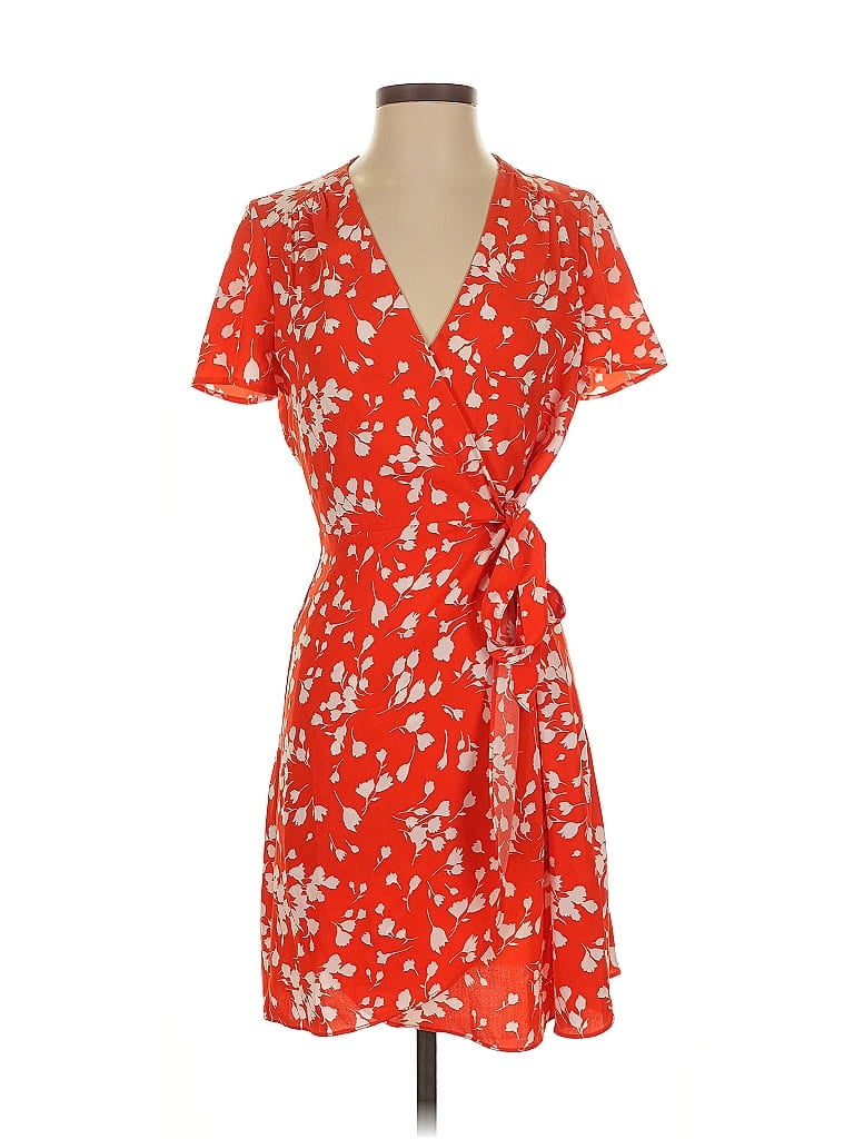 Pre-owned J.crew Factory Store Casual Dress In Orange