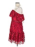 ML Monique Lhuillier 100% Polyester Red Cocktail Dress Size 10 - photo 4
