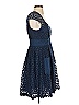 Plenty By Tracy Reese Hearts Blue Casual Dress Size 2 - photo 3