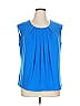 Jones Studio Blue Sleeveless Blouse Size 1X - photo 1