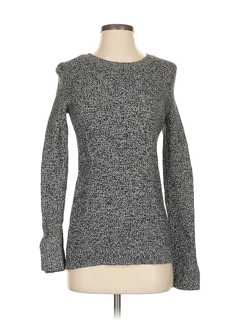 Pre-owned Ann Taylor Loft Pullover Sweater In Gray