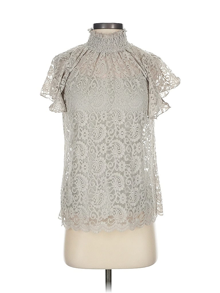 Pre-owned Adiva Sleeveless Blouse In Silver