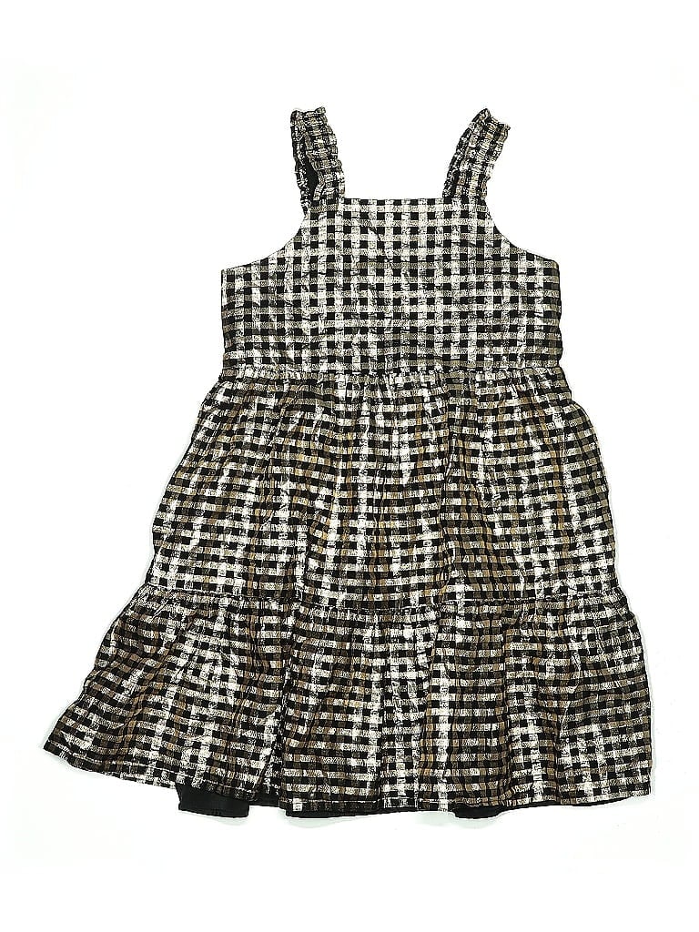 Crewcuts Outlet Houndstooth Silver Dress Size 8 - photo 1