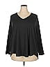 Terra & Sky Black Pullover Sweater Size 2X - photo 1