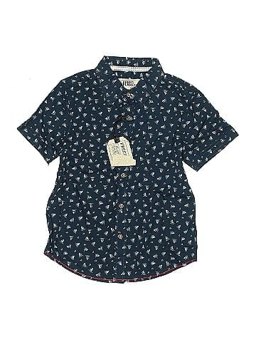 Free Planet Short Sleeve Button-Down Shirt (view 1)