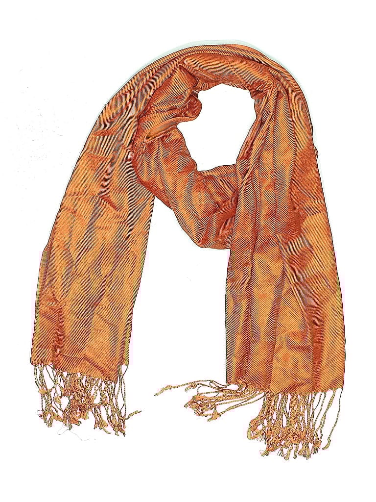 Unbranded 100% Viscose Orange Scarf One size - photo 1