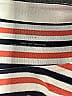 Talbots Outlet 100% Cotton Stripes Orange 3/4 Sleeve Top Size M - photo 7