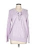 Soho JEANS NEW YORK & COMPANY Purple Pullover Sweater Size L - photo 1