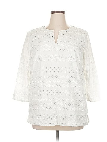 Talbots Outlet 3/4 Sleeve Blouse (view 1)