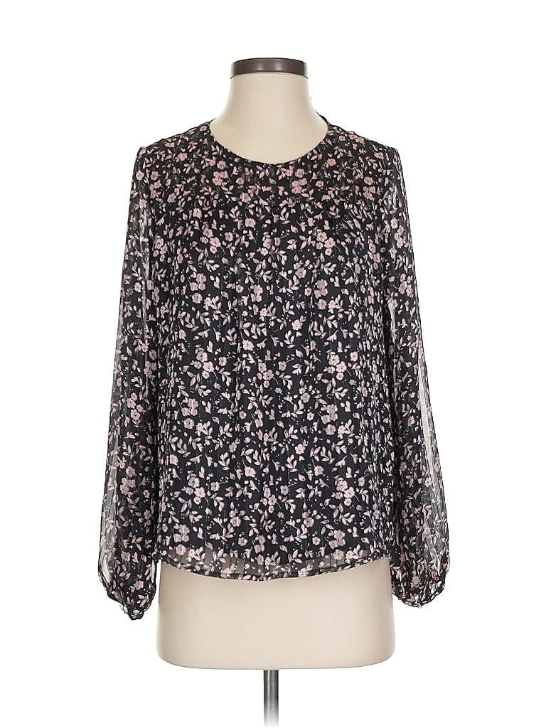 Pre-owned Lucky Brand Long Sleeve Blouse In Pink