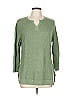 Talbots Outlet 100% Cotton Green Pullover Sweater Size L - photo 1