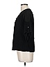 Naked Zebra 100% Polyester Black 3/4 Sleeve Blouse Size M - photo 5