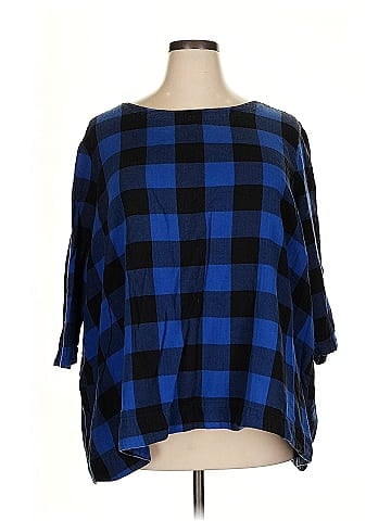 Old Navy Plus 3/4 Sleeve Blouse (view 1)