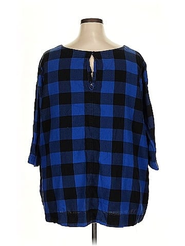 Old Navy Plus 3/4 Sleeve Blouse (view 2)