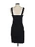 Bebe Solid Black Cocktail Dress Size 2 - photo 2