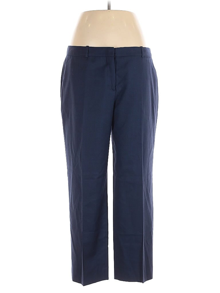 Pre-owned Boss By Hugo Boss Wool Pants In Blue