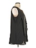 DG^2 by Diane Gilman 100% Polyester Black Sleeveless Blouse Size L - photo 3