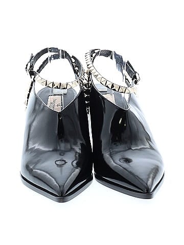 Valentino Garavani Leather Rockstud No Limit Heels 70mm (view 2)