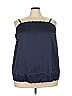 Roaman's 100% Polyester Blue Sleeveless Blouse Size 26 - photo 1