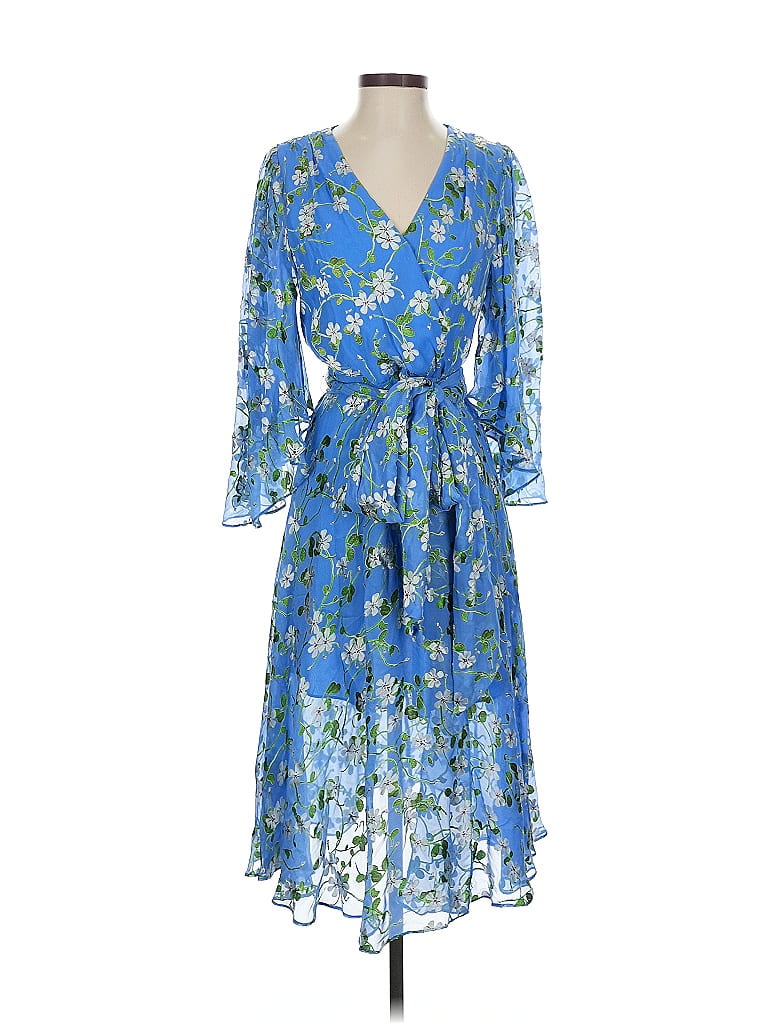 Alice + Olivia Woman’s Blue and Black Strapless Dress Size 4