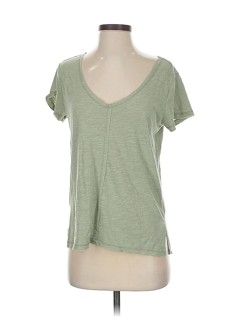 Pre-owned Z Supply Short Sleeve T-shirt In Green
