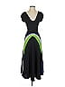 Koché 100% Polyester Color Block Black Casual Dress Size EU (FR) 34 / US 2 - photo 1