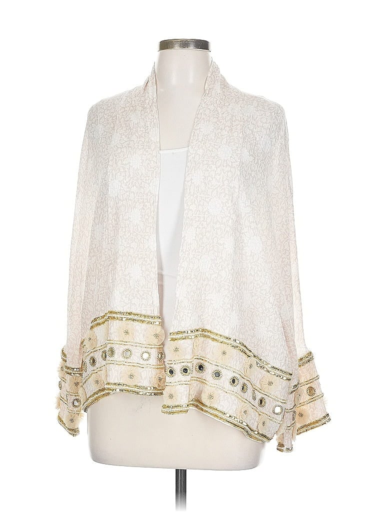 Pre-owned Assorted Brands Cardigan Sweater In Brown