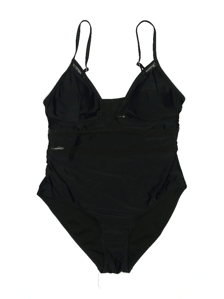 Pre-owned Unbranded One Piece Swimsuit In Black
