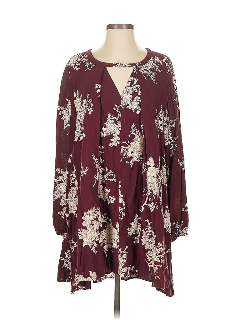 Jodifl 100% Rayon Burgundy Casual Dress Size S - photo 1