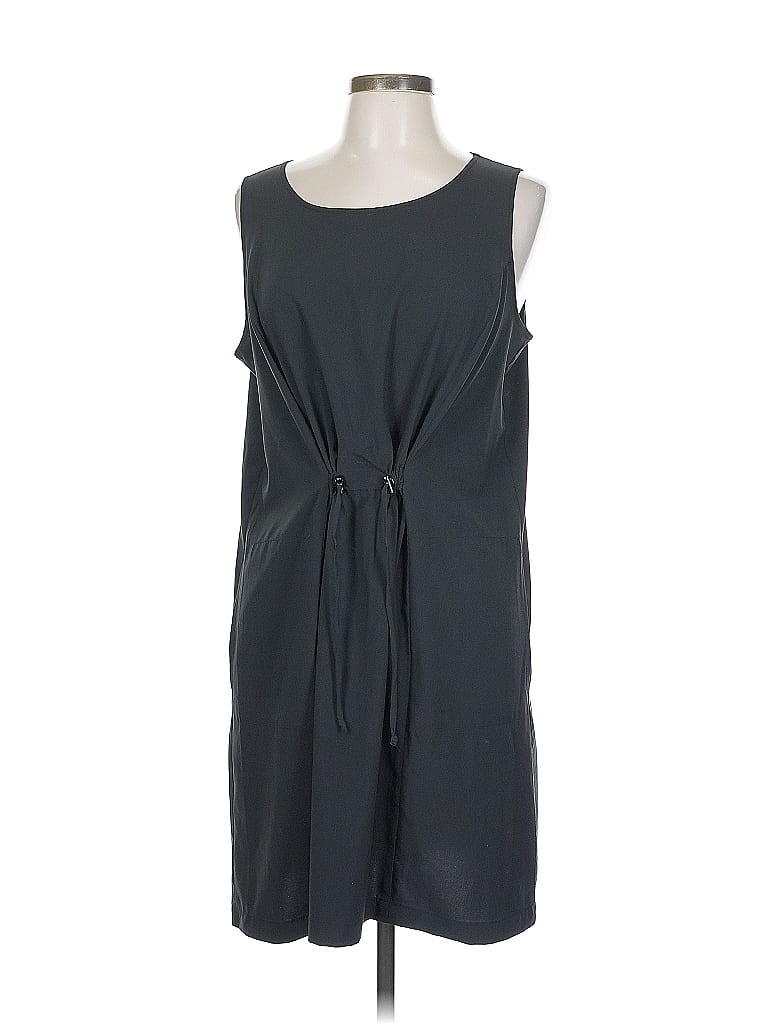 Pre-owned Jjill Casual Dress In Gray