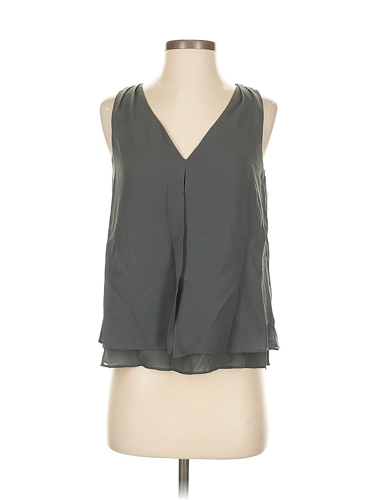 Pre-owned Banana Republic Factory Store Sleeveless Blouse In Gray