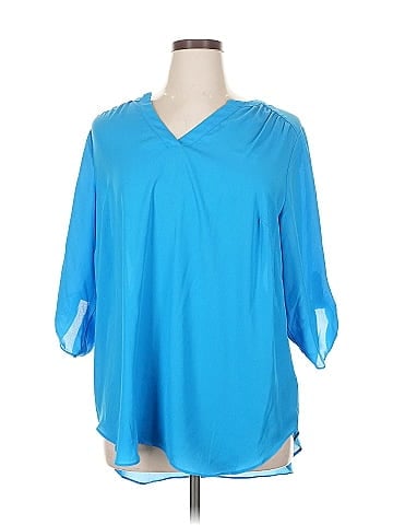 Worthington 3/4 Sleeve Blouse (view 1)