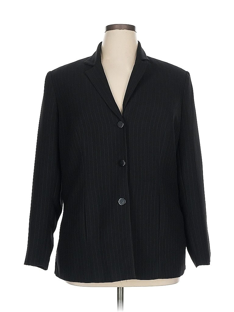Pre-owned Worthington Blazer Jacket In Black