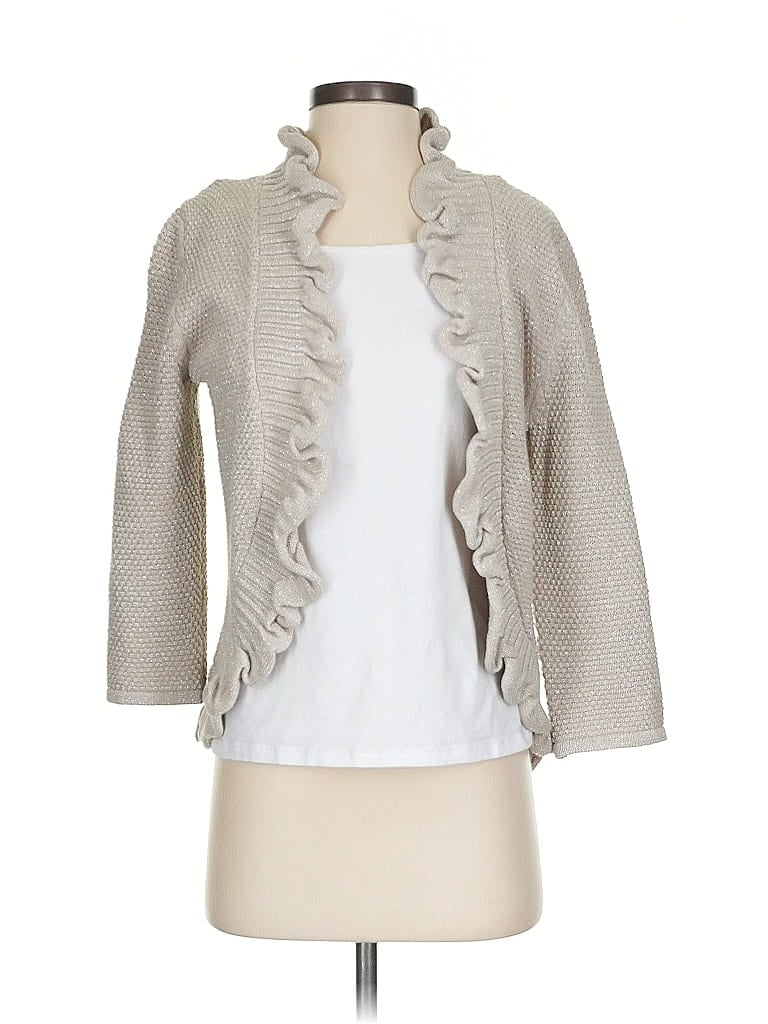 Pre-owned Ruby Rd. Cardigan Sweater In Brown