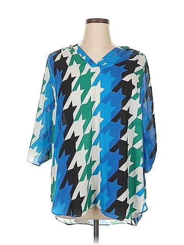 Worthington 3/4 Sleeve Blouse (view 1)