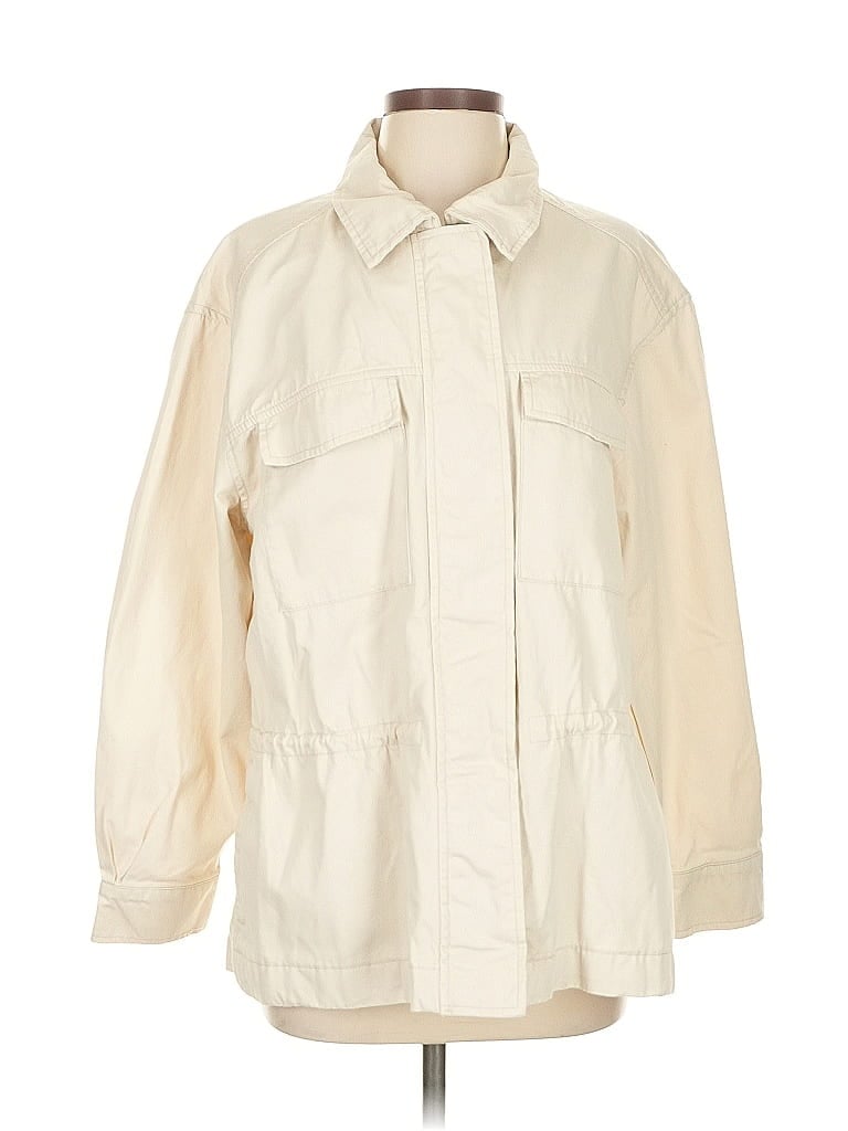 Pre-owned Old Navy Raincoat In White